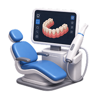 Digital Scan at the Dental Chair